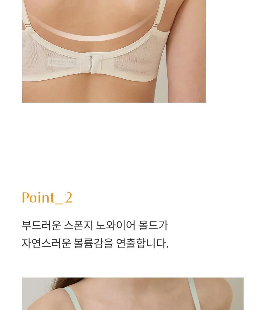 [Wonderbra] 로맨틱 레이스 노와이어 브라팬티 2종세트 라이트크림 WBW5N16_T 상세페이지 9